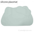 Placemat en silicone en forme de chat